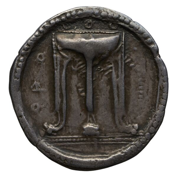 Croton Historia Numorum Italy 2097, аверс, bnf-iris