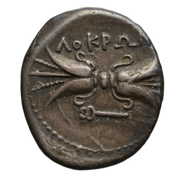 реверс Locri Epizephyrii Historia Numorum Italy 2313-2318