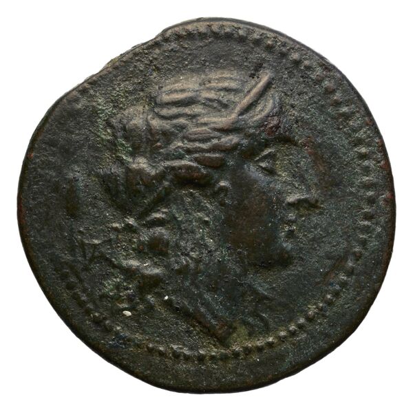 Locri Epizephyrii Historia Numorum Italy 2376-2378, аверс, bnf-iris