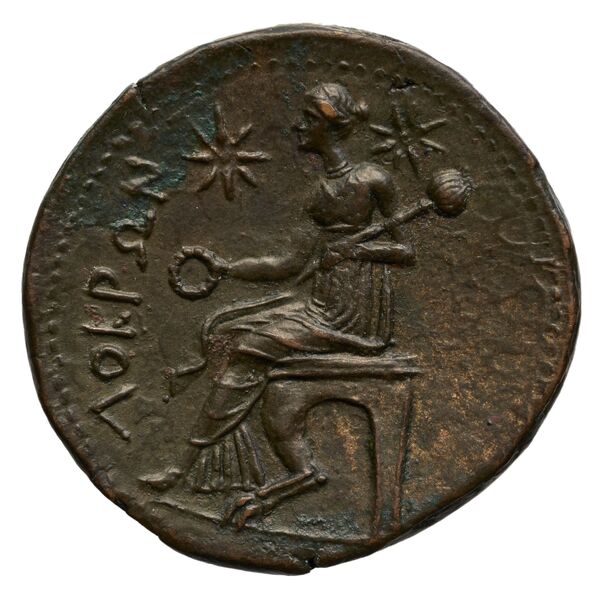 Locri Epizephyrii Historia Numorum Italy 2381-2383, реверс, bnf-iris