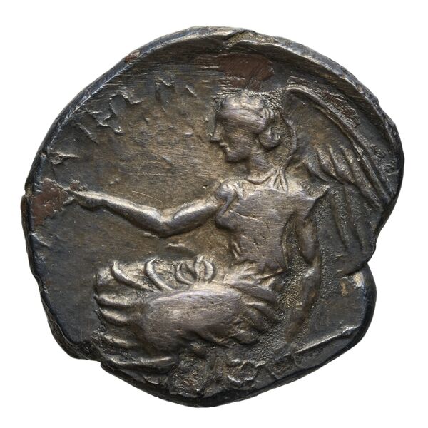Terina Historia Numorum Italy 2574-2580, реверс, bnf-iris