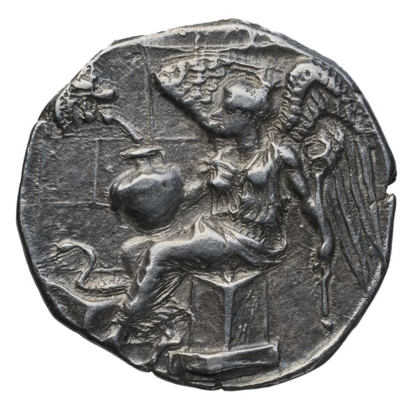 Terina Historia Numorum Italy 2585-2595, реверс, bnf-iris
