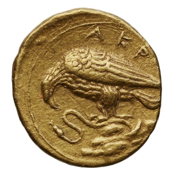 Agrigentum SNG ANS 998, аверс, bnf-iris