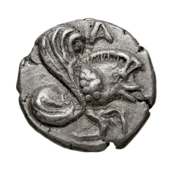 Clazomenae Dengate 1967 IJ diobols, obverse, bnf-iris