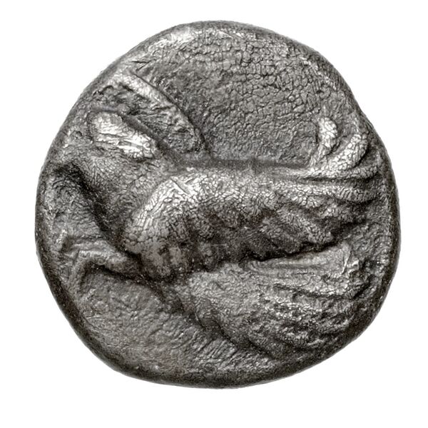 Clazomenae Dengate 1967 IR Attic obols, аверс, bnf-iris