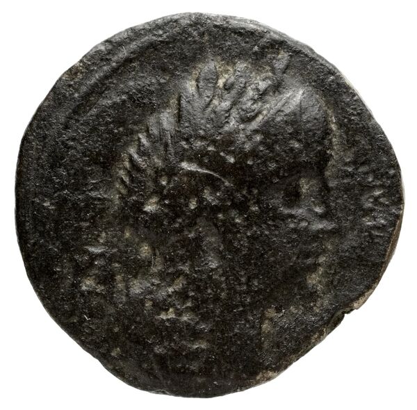 Aretas IV of Nabataea Petra Barkay 2019 105, 107, аверс, bnf-iris