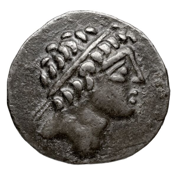 Ariarathes VIII Uncertain Cappadocian Royal mint B Mørkholm 1975 B.1, 5-6, аверс, bnf-iris
