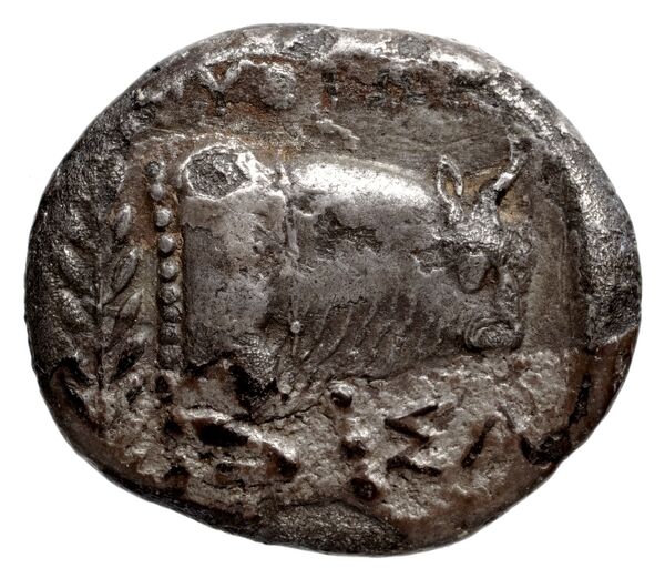Samos Barron 1966 Class X tetradrachms, реверс, bnf-iris