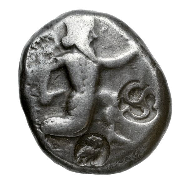 Sardis Carradice 1987 Type IV late siglos, аверс, bnf-iris