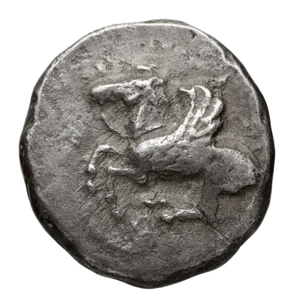 Corinth Calciati 1990 Period III, class 1-3, аверс, bnf-iris