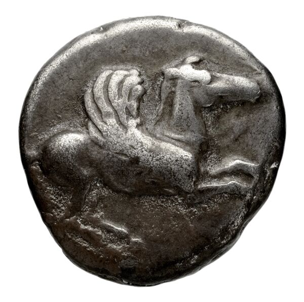 Corinth Calciati 1990 Period III, class 1-3, аверс, bnf-iris