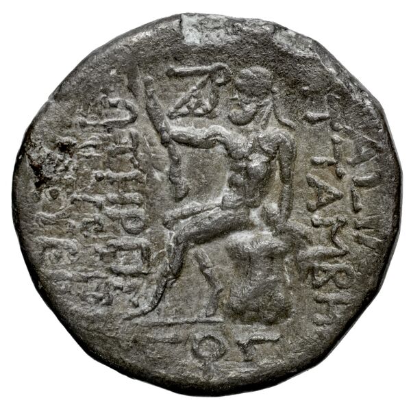 Attambelus II of Characene Charax Spasinou BMC Characene pl. 43, 4-6, реверс, bnf-iris