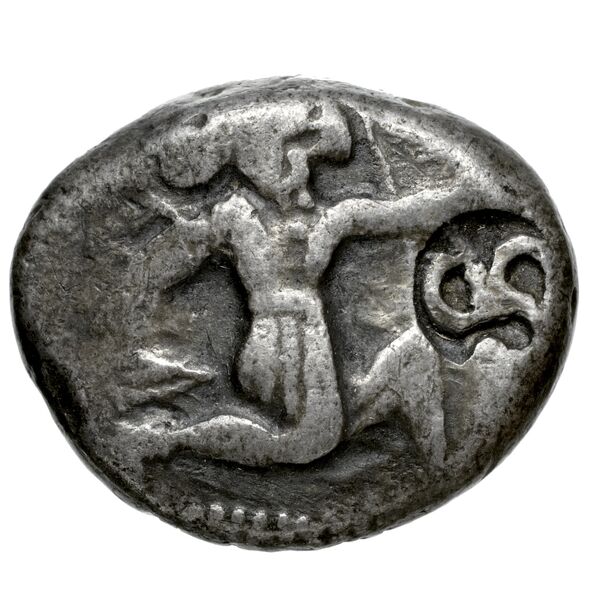 Sardis Carradice 1987 Type IV early siglos, аверс, bnf-iris