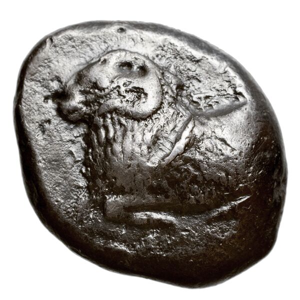 Euelthon of Salamis Salamis BMC Salamis 1-7, аверс, bnf-iris