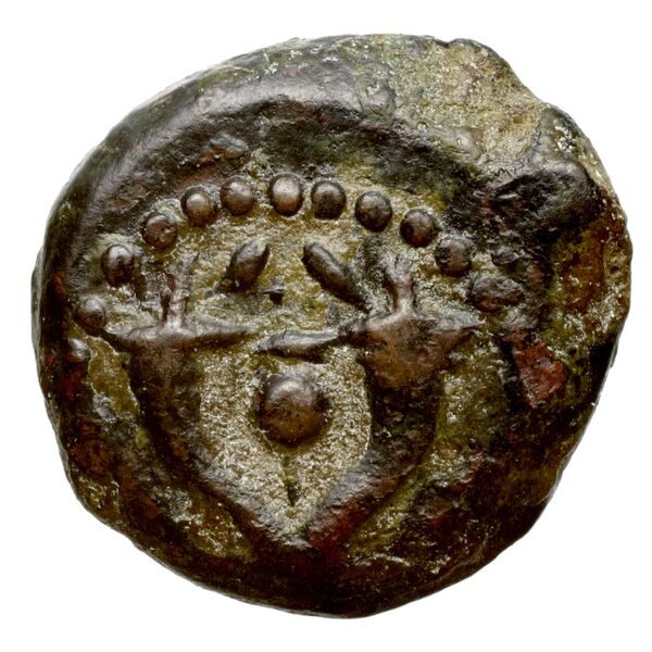 Alexander Jannaeus Jerusalem Hendin 2010 1144-1146, реверс, bnf-iris