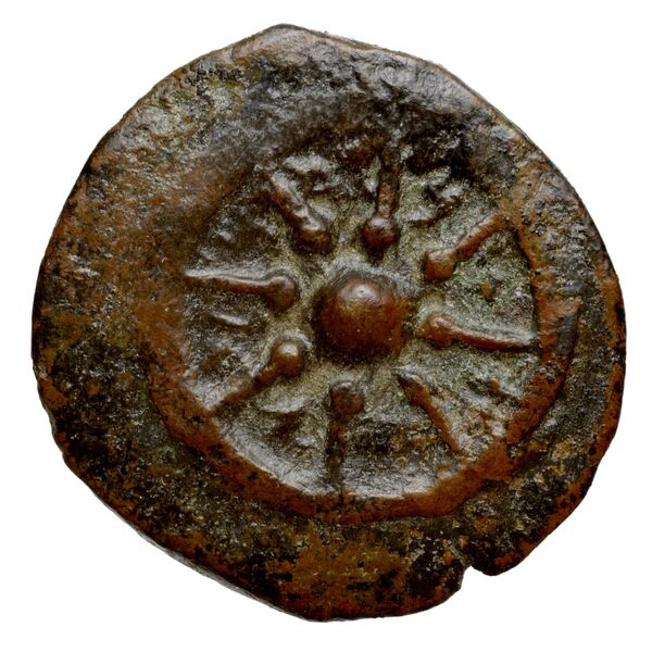 Alexander Jannaeus Jerusalem Hendin 2010 1150-1154, реверс, bnf-iris