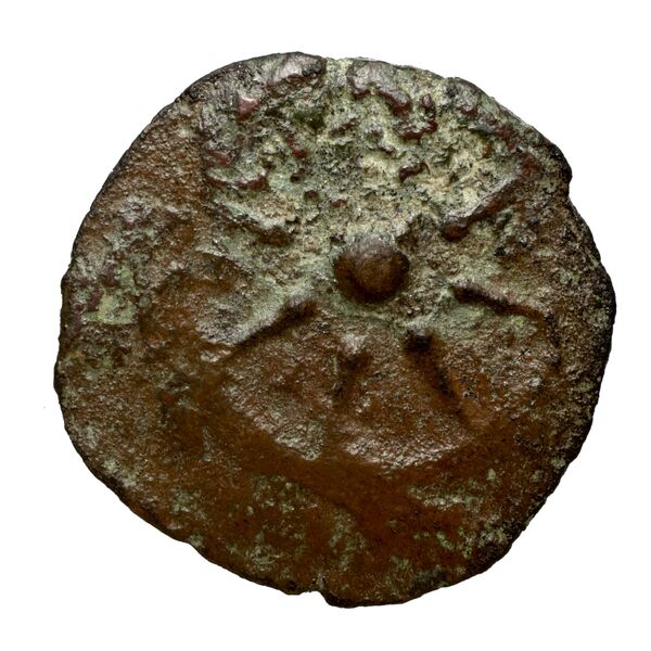 Alexander Jannaeus Jerusalem Hendin 2010 1150-1154, реверс, bnf-iris