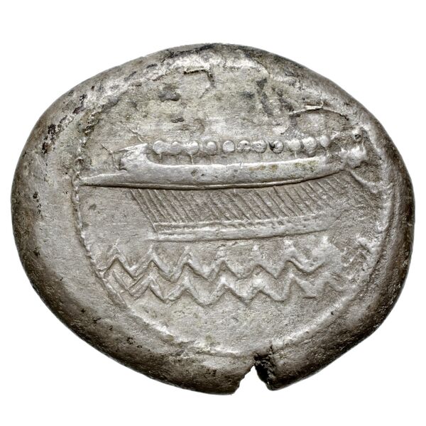 Baalshillem II, King of Sidon Sidon Elayi 2004 IV.1.1.1-2, obverse, bnf-iris