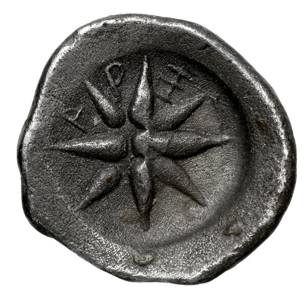 Mausolus of Caria Xanthus Hoff 2017 M307, реверс, bnf-iris