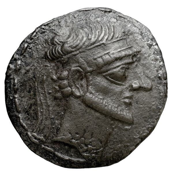 Tiraeus I of Characene Charax Spasinou BMC Characene pl. 54, 3, аверс, bnf-iris