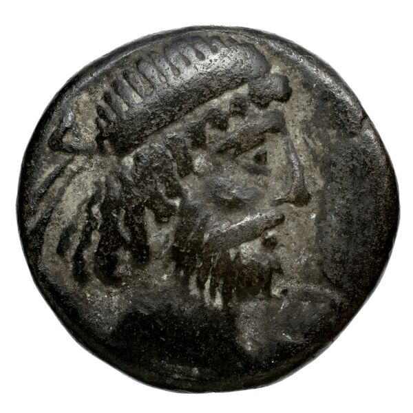 Theonneses IV of Characene Charax Spasinou BMC Characene pl. 44, 7-8, аверс, bnf-iris