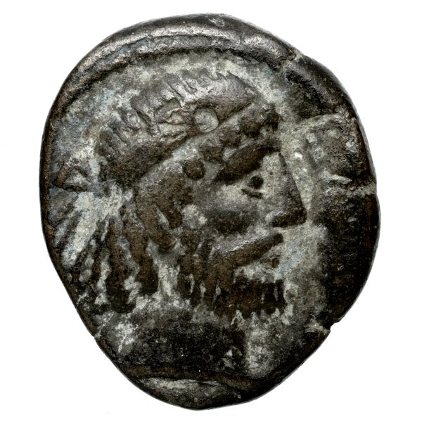 Theonneses IV of Characene Charax Spasinou BMC Characene pl. 44, 7-8, аверс, bnf-iris