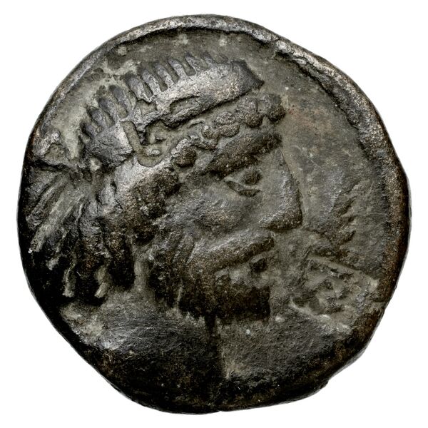Theonneses IV of Characene Charax Spasinou BMC Characene pl. 44, 7-8, аверс, bnf-iris