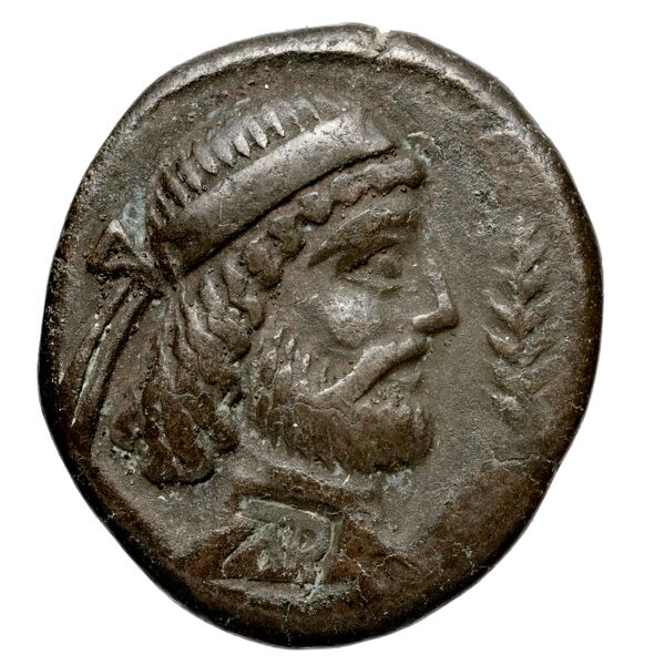 Theonneses IV of Characene Charax Spasinou BMC Characene pl. 44, 7-8, аверс, bnf-iris