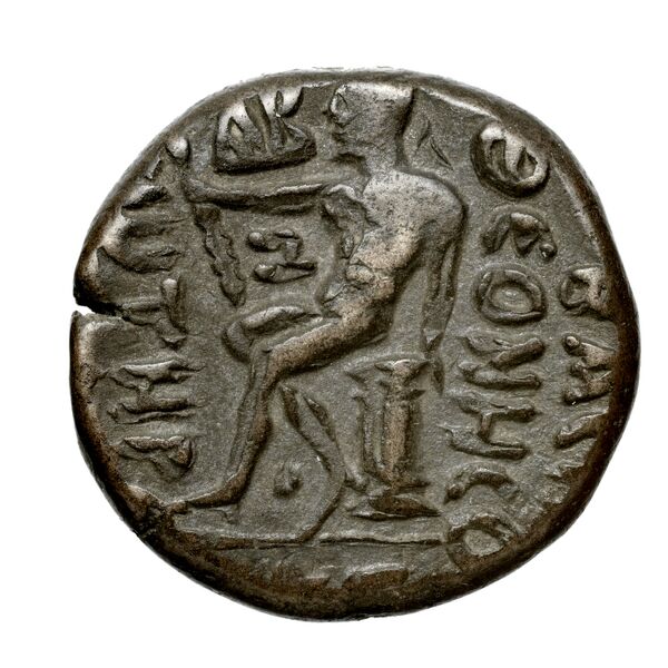 Theonneses IV of Characene Charax Spasinou BMC Characene pl. 44, 7-8, реверс, bnf-iris