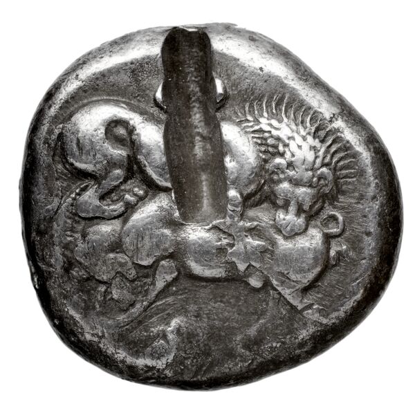 obverse Stageira Cahn 1973 Period 2, tetradrachms