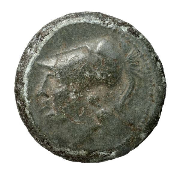 Cales Historia Numorum Italy 435, аверс, bnf-iris