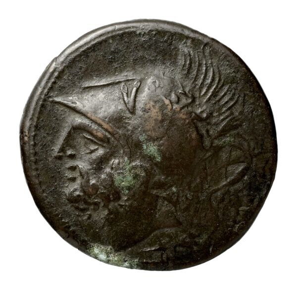 Brettii Bruttium Historia Numorum Italy 1987, аверс, bnf-iris