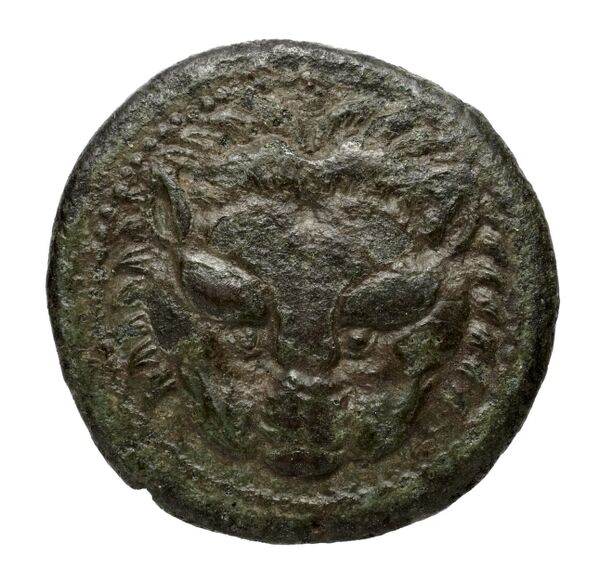 Rhegium Historia Numorum Italy 2537-8, аверс, bnf-iris