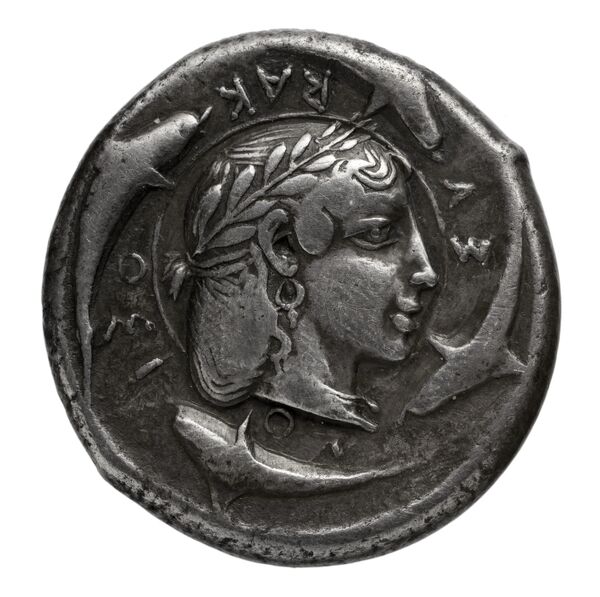 Hieron I of Syracuse Syracuse Boerhinger 1929 379-391, реверс, bnf-iris