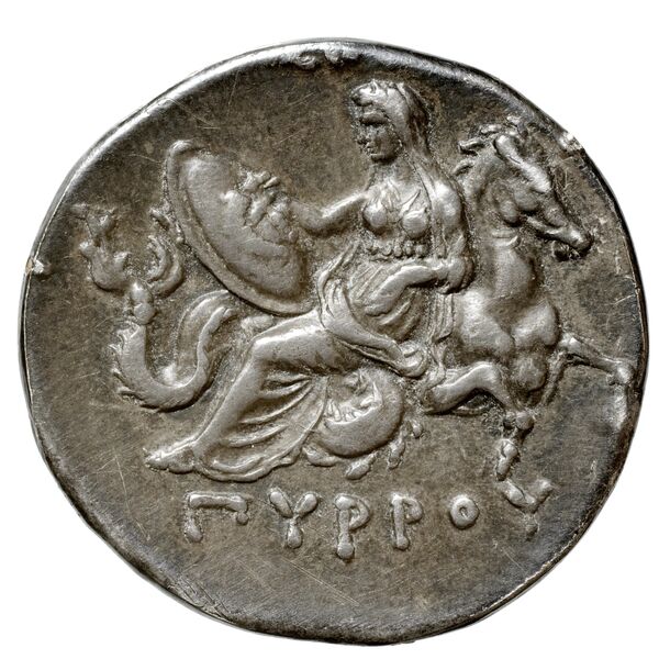 Pyrrhus Locri Epizephyrii BMC Pyrrhus 8, реверс, bnf-iris