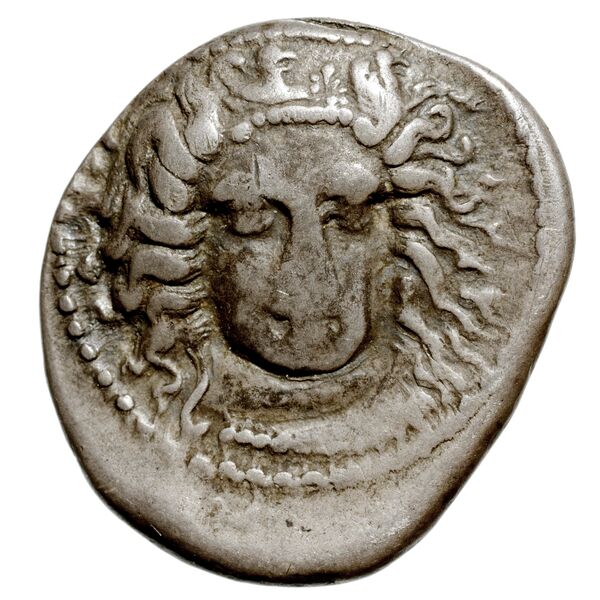 Hyria Campania (Hyrietes, Hyrianoi) Historia Numorum Italy 540, аверс, bnf-iris