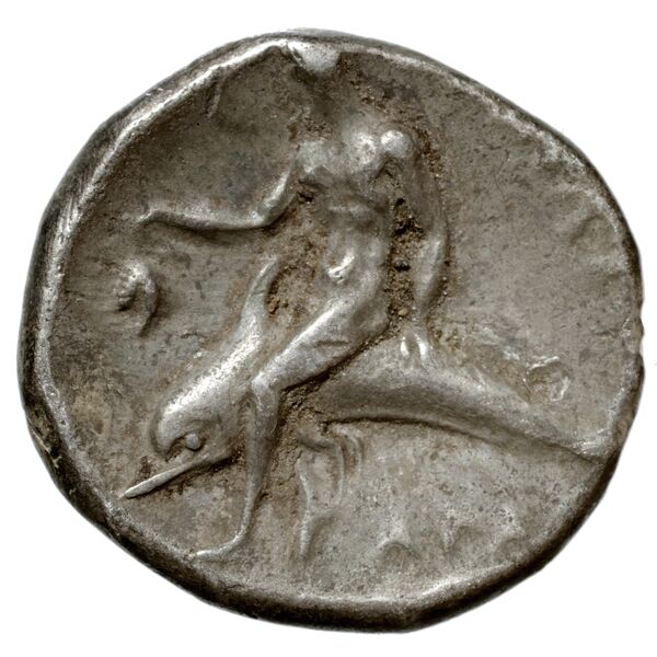 reverse Taras Historia Numorum Italy 960