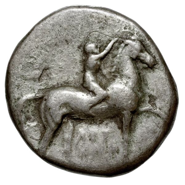 obverse Taras Historia Numorum Italy 957