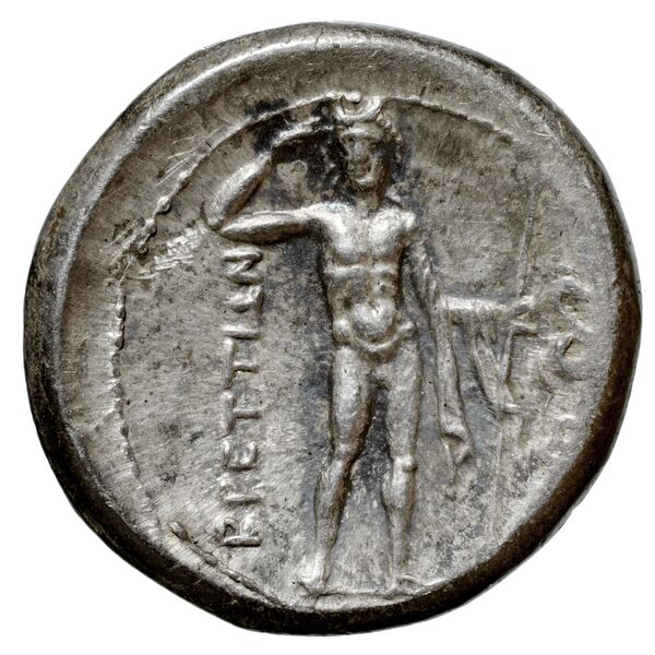 Brettii Bruttium Historia Numorum Italy 1958-1964, реверс, bnf-iris