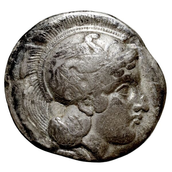 Velia Historia Numorum Italy 1283-7, аверс, bnf-iris
