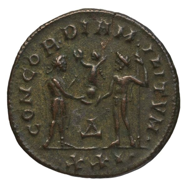 RIC V Diocletian 607, реверс, bnf_ocre