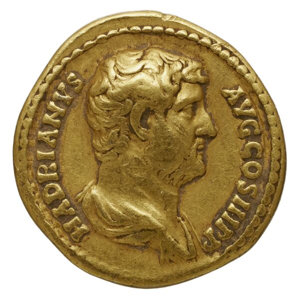 RIC II, Part 3 (second edition) Hadrian 1558, аверс, bnf_ocre