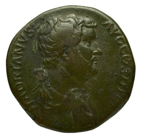 RIC II, Part 3 (second edition) Hadrian 2105, аверс, bnf_ocre