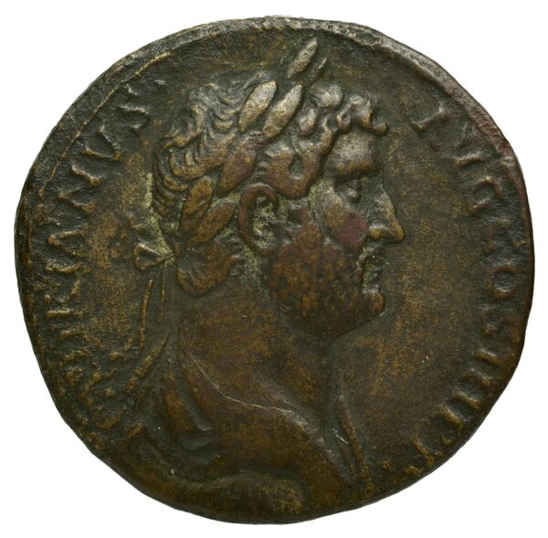 RIC II, Part 3 (second edition) Hadrian 2105, аверс, bnf_ocre