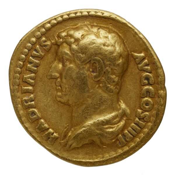 RIC II, Part 3 (second edition) Hadrian 1558, аверс, bnf_ocre