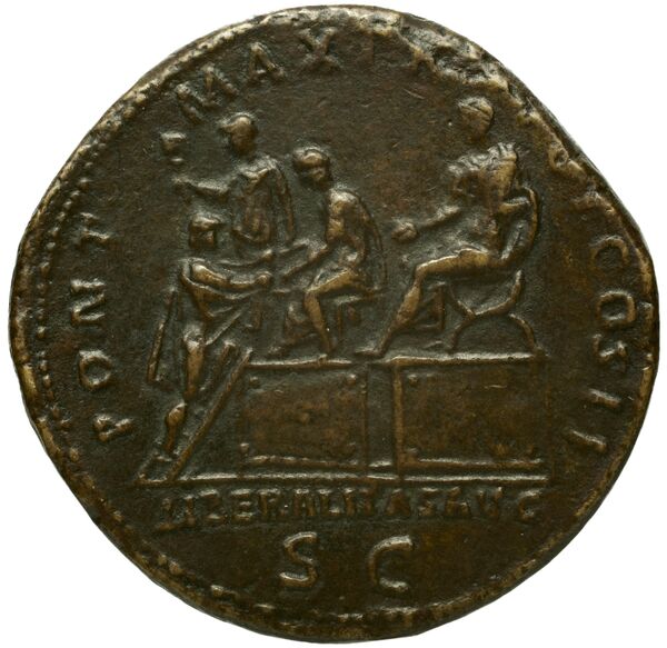 RIC II, Part 3 (second edition) Hadrian 163, реверс, bnf_ocre