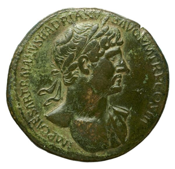 RIC II, Part 3 (second edition) Hadrian 261, аверс, bnf_ocre