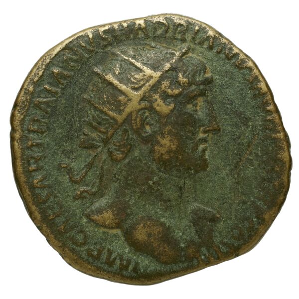 RIC II, Part 3 (second edition) Hadrian 278, аверс, bnf_ocre