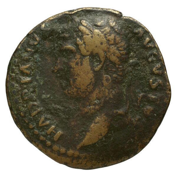 RIC II, Part 3 (second edition) Hadrian 156, аверс, bnf_ocre