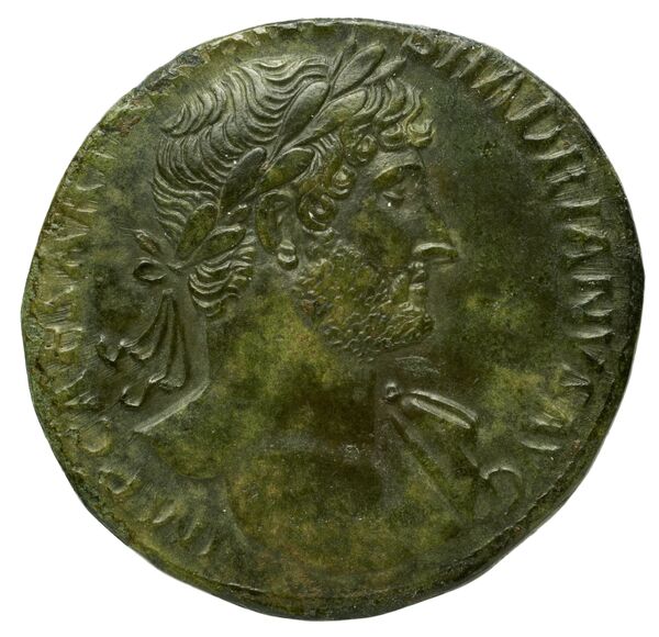 RIC II, Part 3 (second edition) Hadrian 244, аверс, bnf_ocre